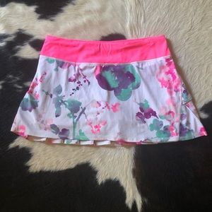 Lululemon Blurred Blossom Pace Rival Skirt